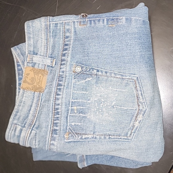 Candies Jeans w/distressed & embellishments Sz 13 - Picture 2 of 10